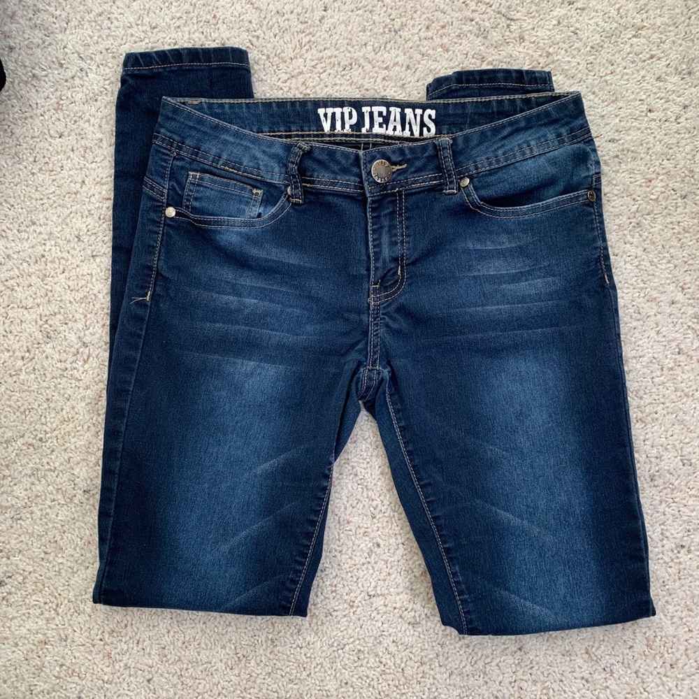VIP JEANS Dark Wash Skinny Jeans